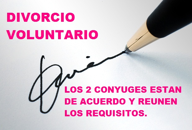DIVORCIO voluntario